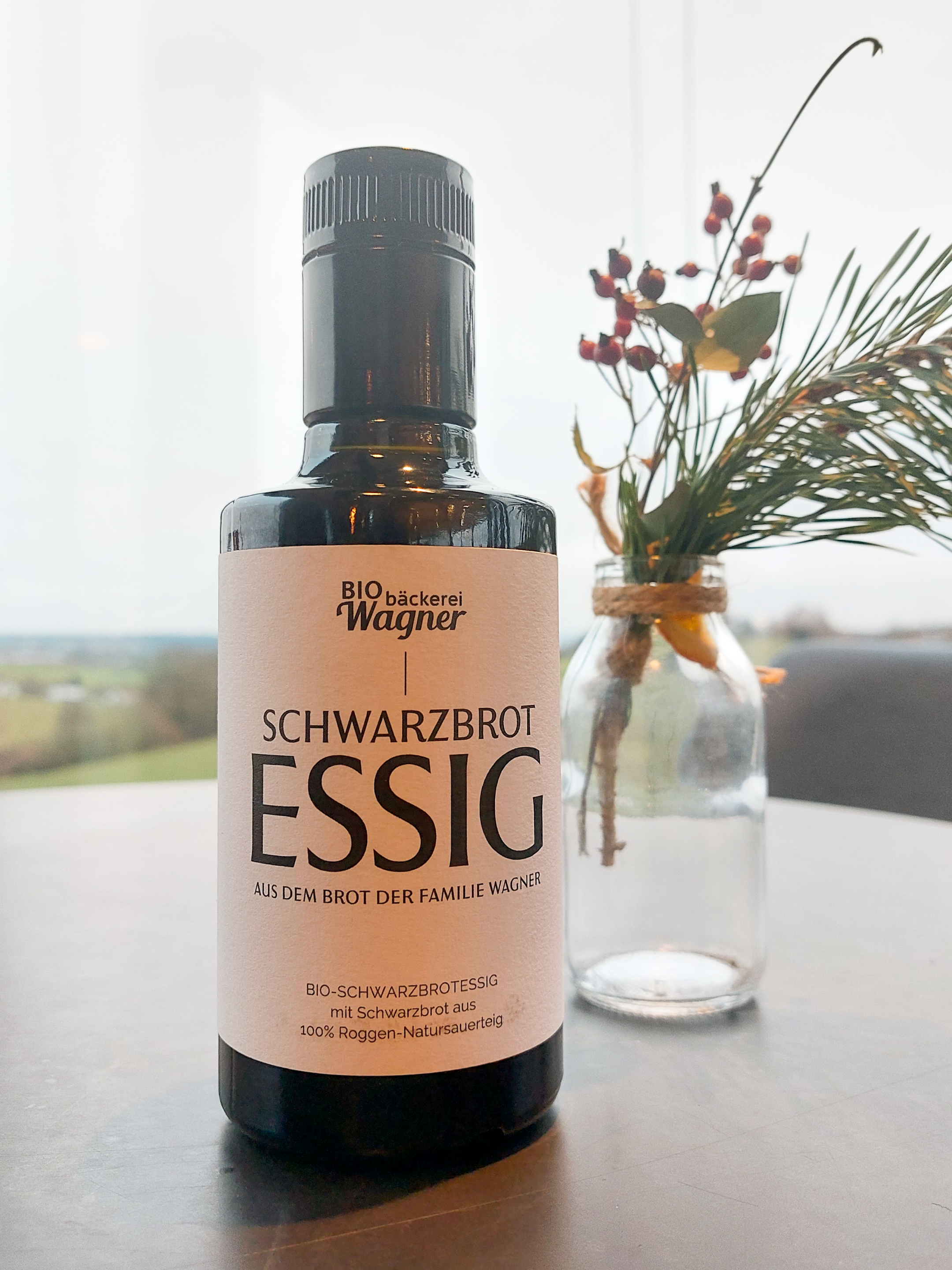 Bio Schwarzbrot-Essig